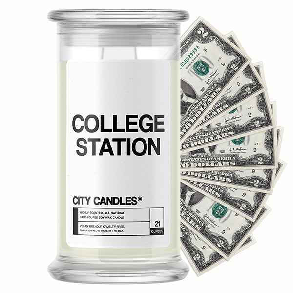 College Station City Cash Candle