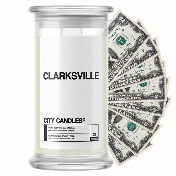 Clarksville City Cash Candle