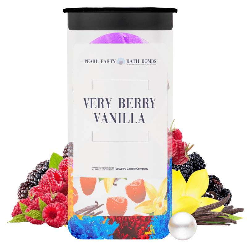 Very Berry Vanilla Pearl Party Bath Bombs Twin Pack