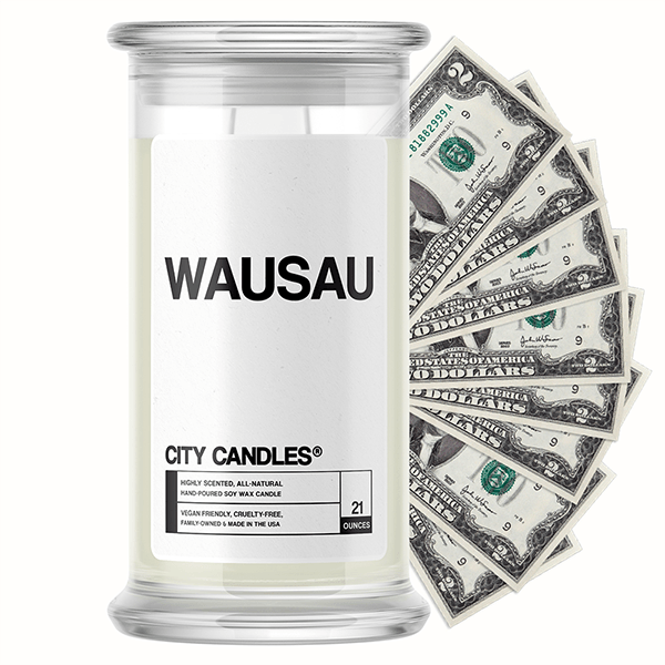 Wausau City Cash Candle