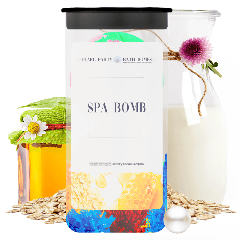 Spa Bomb Pearl Party Bath Bombs Twin Pack