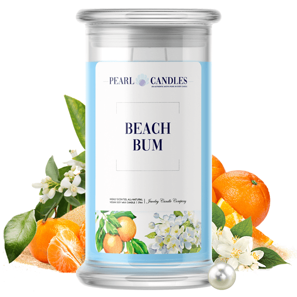 Beach Bum | Pearl Candle®-Pearl Candles®-The Official Website of Jewelry Candles - Find Jewelry In Candles!
