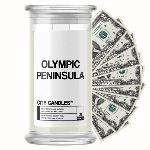 Olympic Peninsula City Cash Candle