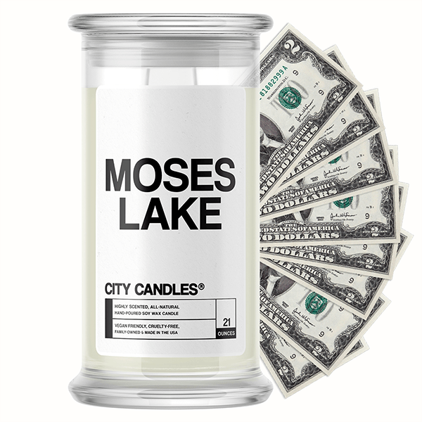 Moses Lake City Cash Candle