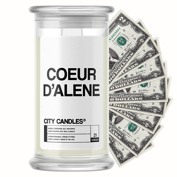 Coeur d'Alene City Cash Candle