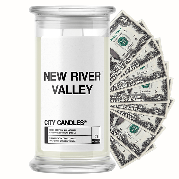 New River Valley City Cash Candle