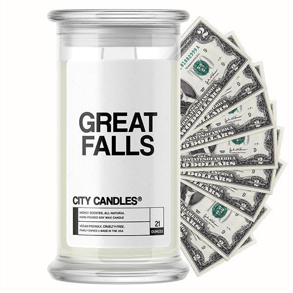 Great Falls City Cash Candle