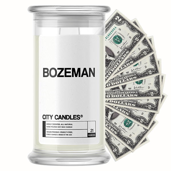 Bozeman City Cash Candle