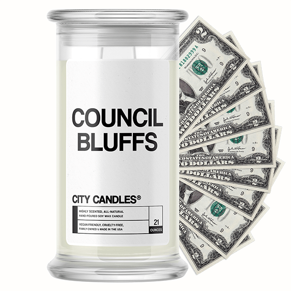 Council Bluffs City Cash Candle