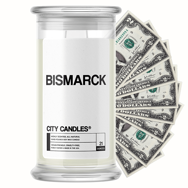 Bismarck City Cash Candle