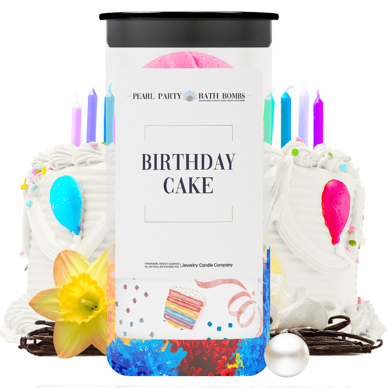 Birthday Cake Pearl Party Bath Bombs Twin Pack
