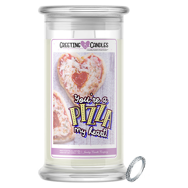 You're A Pizza My Heart! Jewelry Greeting Candles