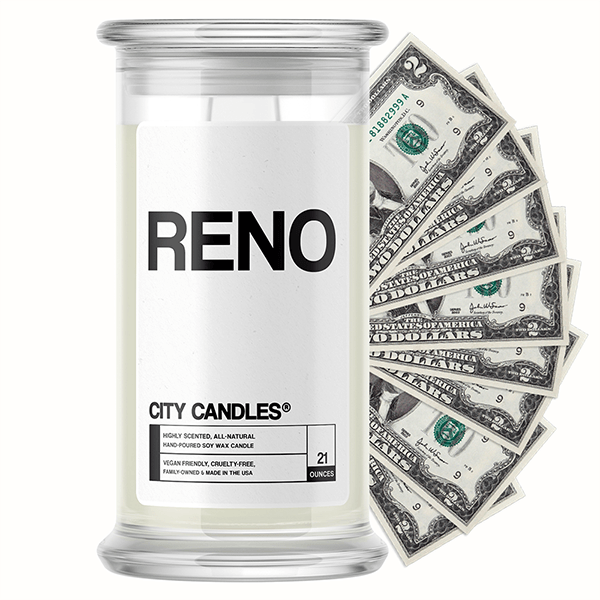Reno City Cash Candle