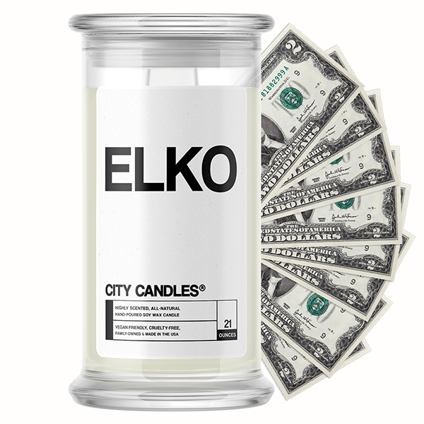 Elko City Cash Candle