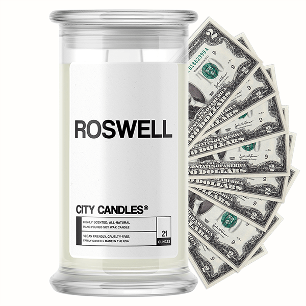 Roswell City Cash Candle