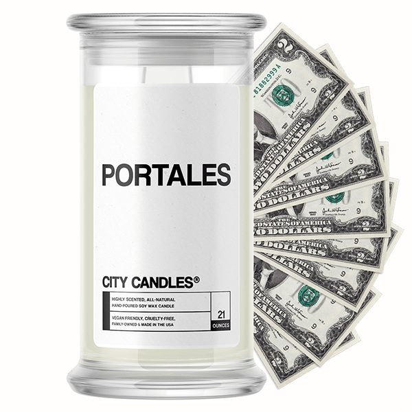 Portales City Cash Candle