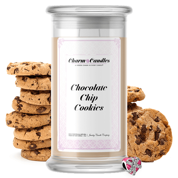 Chocolate Chip Cookies | Charm Candle®-Charm Candles®-The Official Website of Jewelry Candles - Find Jewelry In Candles!