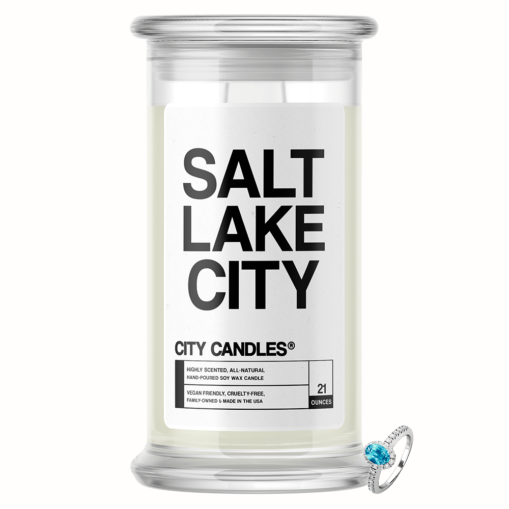 Salt Lake City City Jewelry Candle