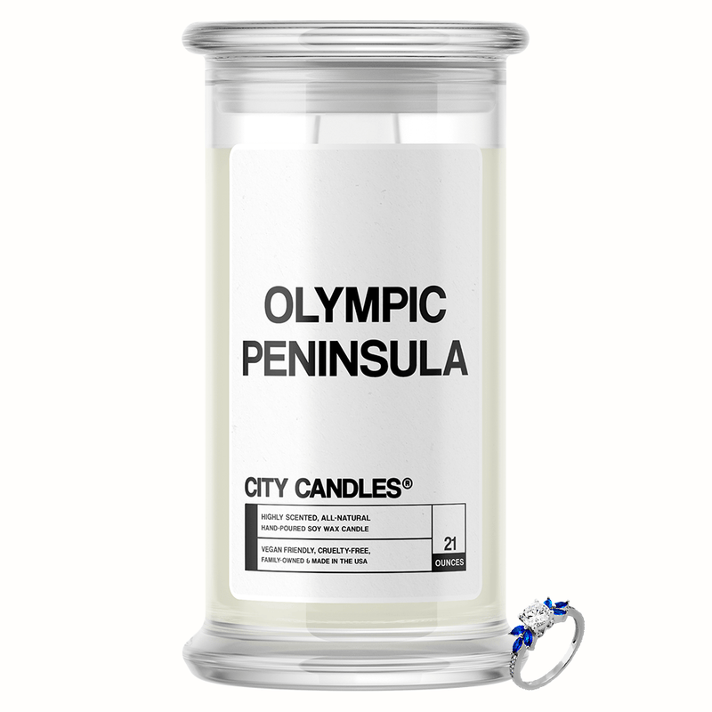 Olympic Peninsula City Jewelry Candle