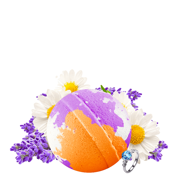Lavender and Chamomile Jewelry Bath Bombs