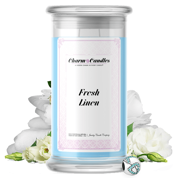 Fresh Linen | Charm Candle®-Charm Candles®-The Official Website of Jewelry Candles - Find Jewelry In Candles!