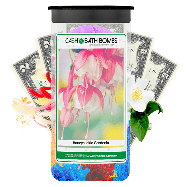 Honeysuckle Gardenia Cash Bath Bombs Twin Pack
