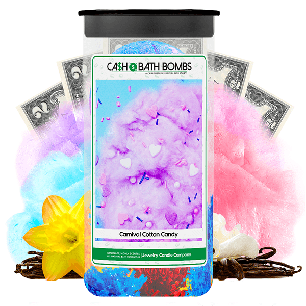 Carnival Cotton Candy Cash Bath Bombs Twin Pack