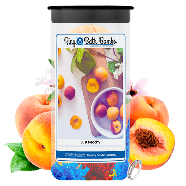 Just Peachy Ring Bath Bombs Twin Pack
