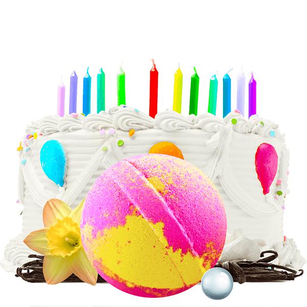 Birthday Cake | Single Pearl Party Bath Bomb®-Pearl Party Bath Bomb-The Official Website of Jewelry Candles - Find Jewelry In Candles!
