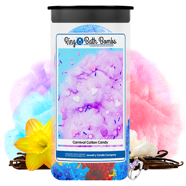 Carnival Cotton Candy Ring Bath Bombs Twin Pack