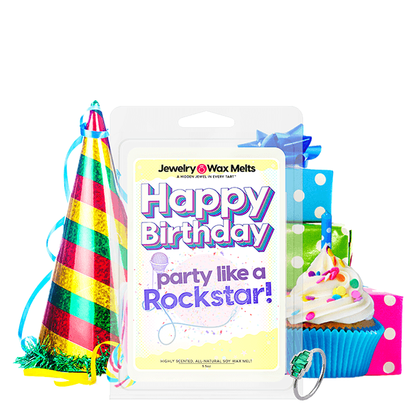 Happy Birthday Party like a Rockstar! Happy Birthday Jewelry Wax Melt