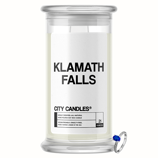 Klamath Falls City Jewelry Candle