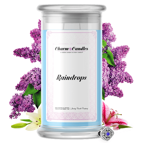 Raindrops | Charm Candle®-Charm Candles®-The Official Website of Jewelry Candles - Find Jewelry In Candles!