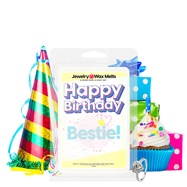 Happy Birthday Bestie! Happy Birthday Jewelry Wax Melt