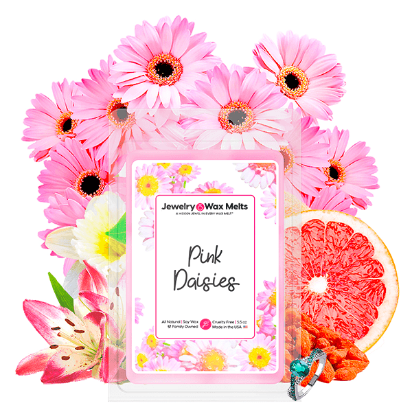 Pink Daisies Jewelry Wax Melt