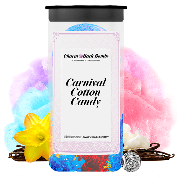 Carnival Cotton Candy Charm Bath Bombs Twin Pack