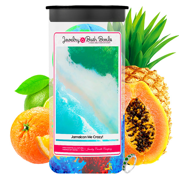 Jamaican Me Crazy! Jewelry Bath Bombs Twin Pack