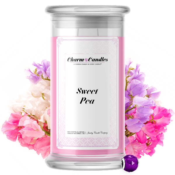 Sweet Pea | Charm Candle®-Charm Candles®-The Official Website of Jewelry Candles - Find Jewelry In Candles!