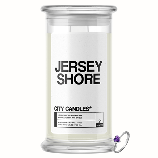 Jersey Shore City Jewelry Candle