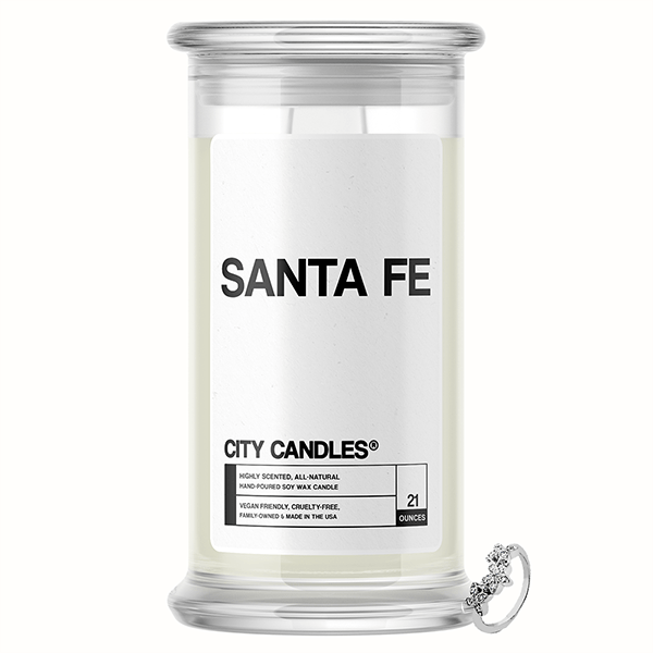 Santa Fe City Jewelry Candle