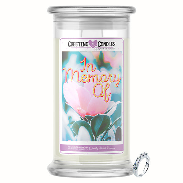 In Memory Of Jewelry Greeting Candle