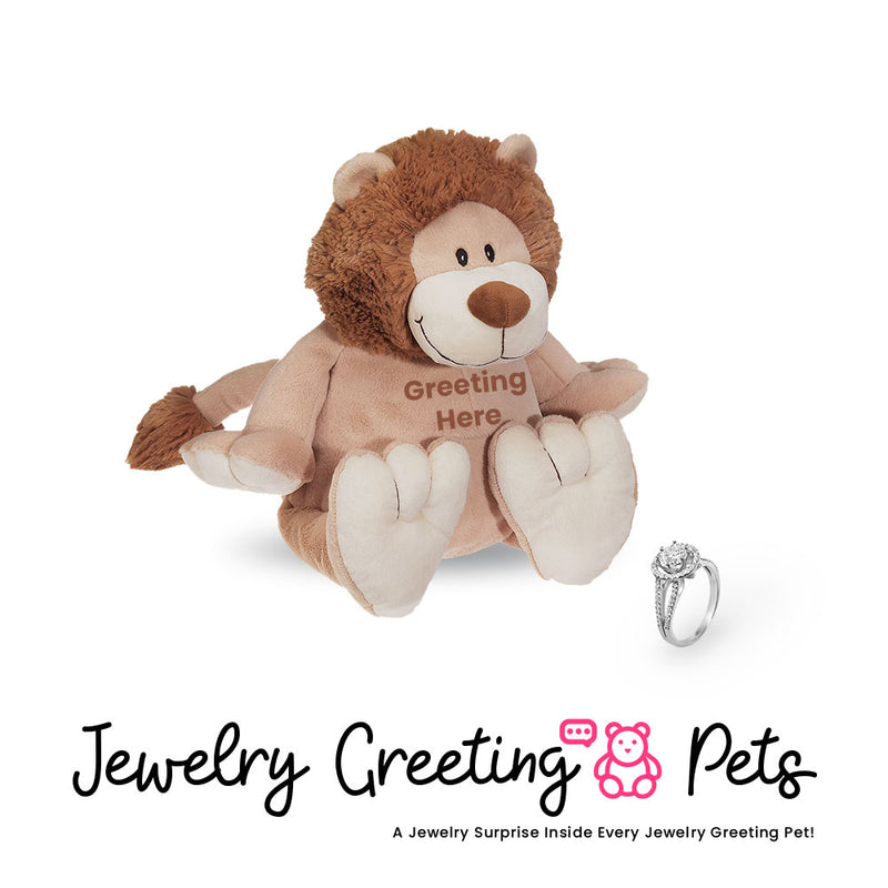 Lion Jewelry Greeting Pet
