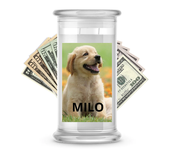 Personalized Photo Cash Candle