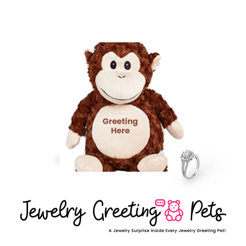 Monkey-1 Jewelry Greeting Pet