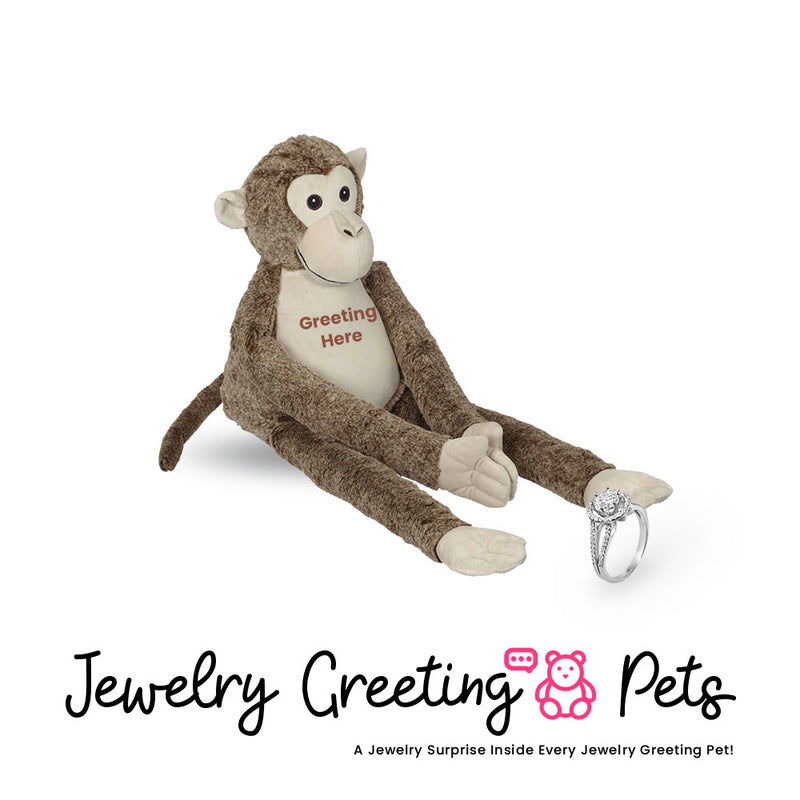 Monkey-3 Jewelry Greeting Pet