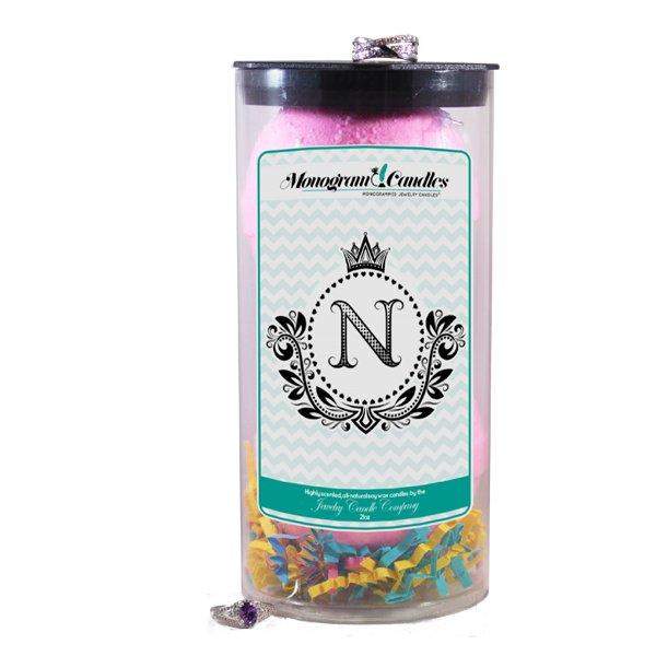 Letter N | Monogram Bath Bombs-Jewelry Bath Bombs-The Official Website of Jewelry Candles - Find Jewelry In Candles!