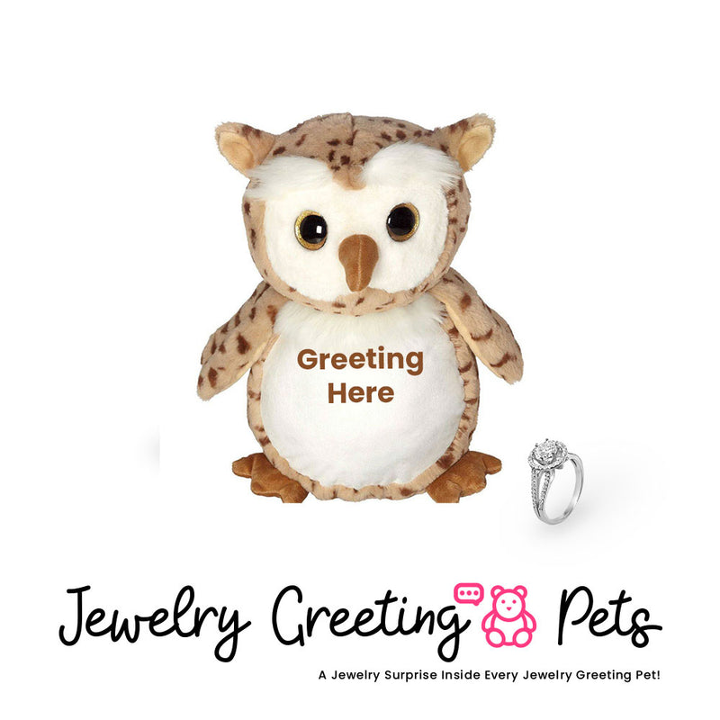 Owl-1 Jewelry Greeting Pet