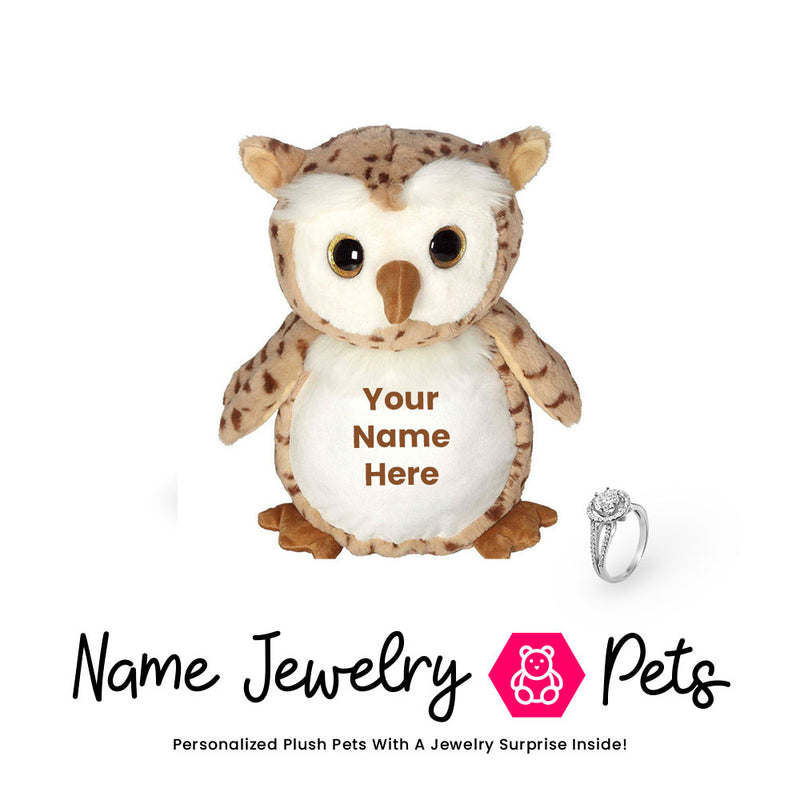 Owl-1 Name Jewelry  Pet