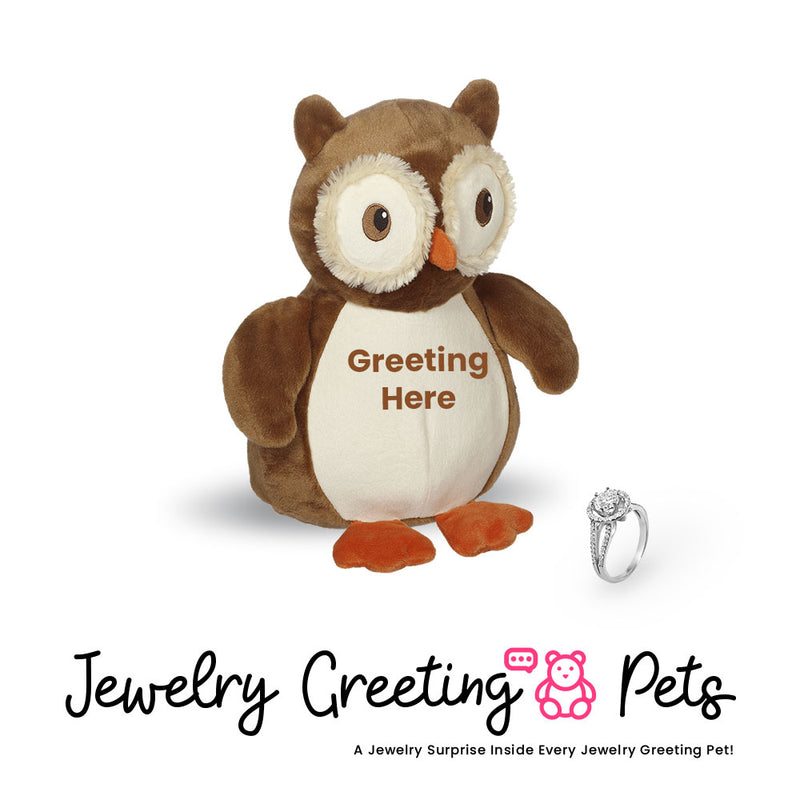 Owl-2 Jewelry Greeting Pet