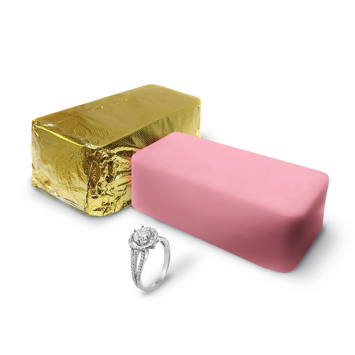 STRAWBERRY FIELDS GIANT GOLD BAR JEWELRY WAX MELT